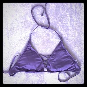 Purple bikini top